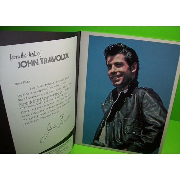 John Travolta Postcard Book 1978 Welcome Back Kotter Grease Saturday Night Fever - Picture 2 of 8